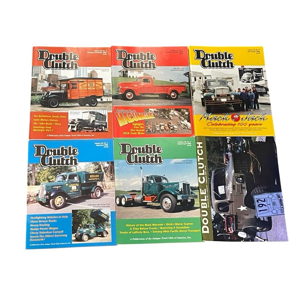 Double Clutch magazine all issues from 2000 Antique Truck Club of America Vol 30